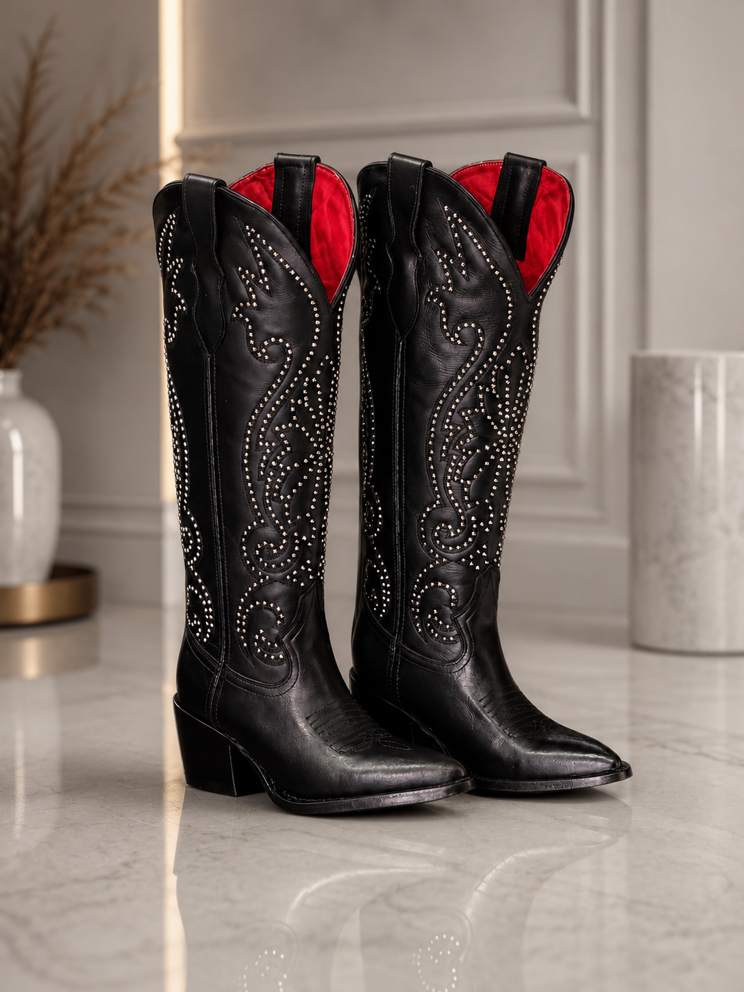 Botas piel de res